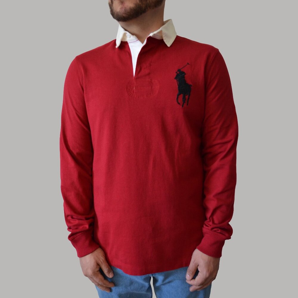 Polo Ralph Lauren Longsleeve Big Pony Polo Shirt Rugby